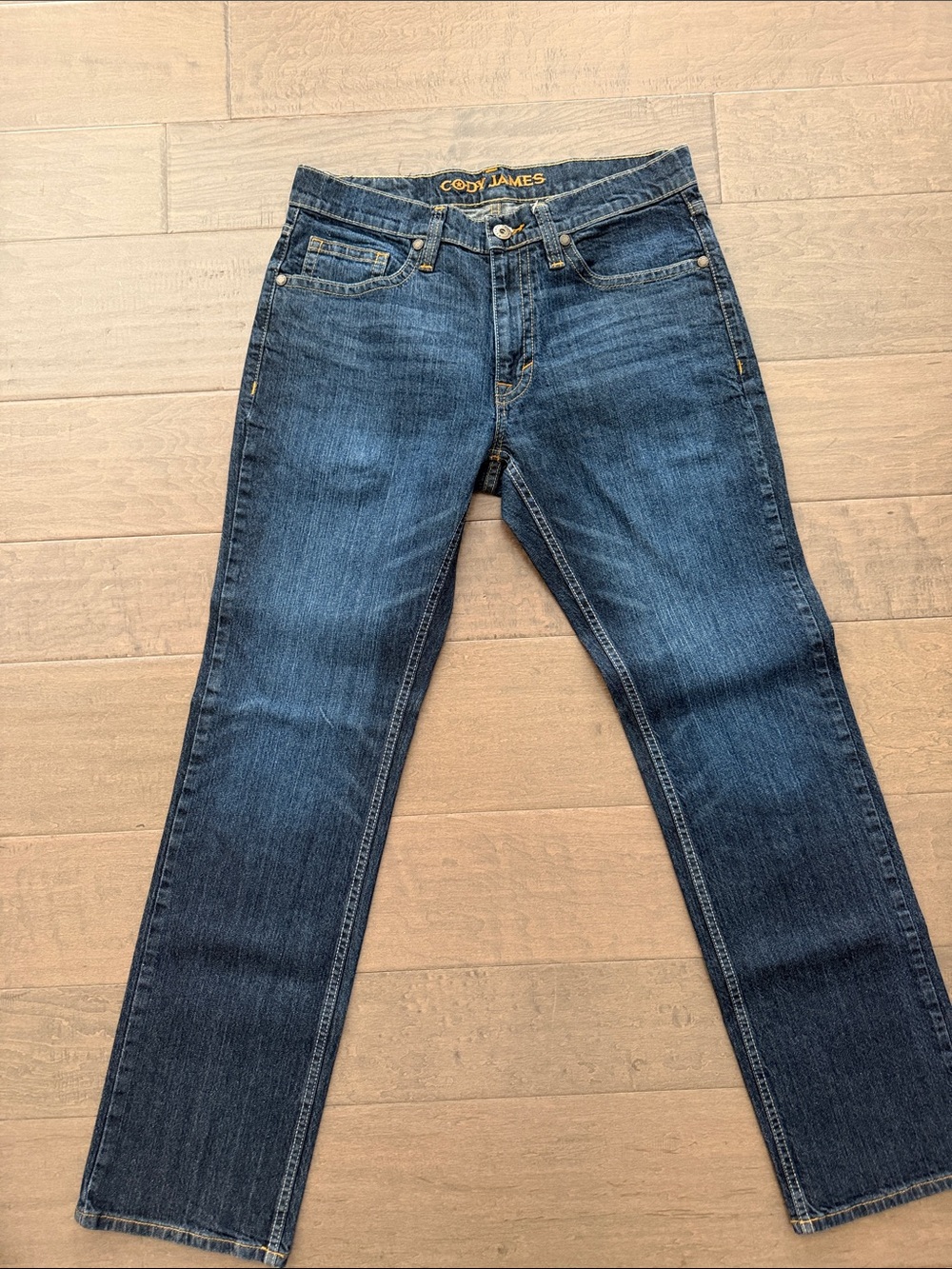 Cody James Men's Straight Jeans - Dark Blue